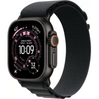Умные часы Apple Watch Ultra 3 LTE 49 мм (титановый корпус, титановый/черный, текстильный ремешок размера M)