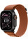 Умные часы Apple Watch Ultra 3 LTE 49 мм (титановый корпус, черный/терракота, текстильный ремешок размера L)