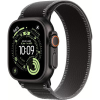 Умные часы Apple Watch Ultra 3 LTE 49 мм (титановый корпус, черный/черный, нейлоновый ремешок размера S/M)