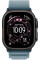 Умные часы Apple Watch Ultra 3 LTE 49 мм (титановый корпус, черный/голубой, текстильный ремешок размера L)