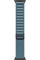 Умные часы Apple Watch Ultra 3 LTE 49 мм (титановый корпус, черный/голубой, текстильный ремешок размера L)