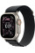 Умные часы Apple Watch Ultra 3 LTE 49 мм (титановый корпус, природный/черный, текстильный ремешок размера S)