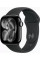 Умные часы Apple Watch Series 11 46 мм (алюминиевый корпус, черный/черный, спортивный силиконовый ремешок S/M)