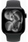 Умные часы Apple Watch Series 11 46 мм (алюминиевый корпус, черный/черный, спортивный силиконовый ремешок S/M)