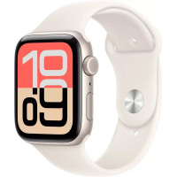 Умные часы Apple Watch SE 3 LTE 40 мм (алюминиевый корпус, звездный свет/звездный свет, спортивный силиконовый ремешок S/M)