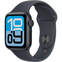 Умные часы Apple Watch SE 3 LTE 40 мм (алюминиевый корпус, полуночный/полуночный, спортивный силиконовый ремешок M/L)
