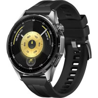 Умные часы Huawei Watch GT 6 46 мм (черный, с черным силиконовым ремешком)