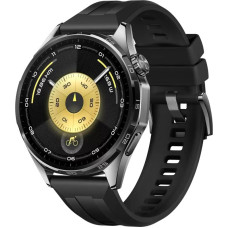 Умные часы Huawei Watch GT 6 46 мм (черный, с черным силиконовым ремешком)