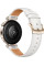 Умные часы Huawei Watch GT 6 41 мм (золотистый, с белым кожаным ремешком)