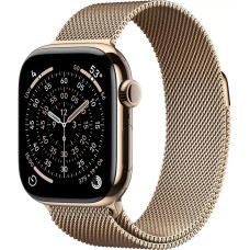Умные часы Apple Watch Series 11 LTE 42 мм (титановый корпус, золотистый/золотистый, миланская петля)
