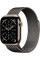 Умные часы Apple Watch Series 11 LTE 42 мм (титановый корпус, золотистый/сланец, миланская петля)