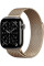 Умные часы Apple Watch Series 11 LTE 46 мм (титановый корпус, сланец/золотистый, миланская петля)