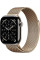 Умные часы Apple Watch Series 11 LTE 42 мм (титановый корпус, природный/золотистый, миланская петля)