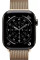 Умные часы Apple Watch Series 11 LTE 42 мм (титановый корпус, сланец/золотистый, миланская петля)