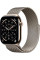Умные часы Apple Watch Series 11 LTE 46 мм (титановый корпус, золотистый/природный, миланская петля)