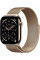 Умные часы Apple Watch Series 11 LTE 46 мм (титановый корпус, золотистый/золотистый, миланская петля)
