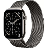 Умные часы Apple Watch Series 11 LTE 46 мм (титановый корпус, природный/сланец, миланская петля)