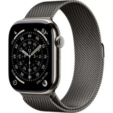 Умные часы Apple Watch Series 11 LTE 46 мм (титановый корпус, природный/сланец, миланская петля)