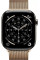 Умные часы Apple Watch Series 11 LTE 46 мм (титановый корпус, природный/золотистый, миланская петля)