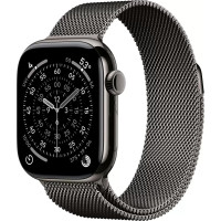 Умные часы Apple Watch Series 11 LTE 46 мм (титановый корпус, сланец/сланец, миланская петля)