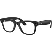 Умные очки Ray-Ban Meta Wayfarer Gen 2 RW4012 (large, черный матовый/прозрачный)