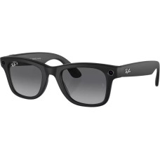 Умные очки Ray-Ban Meta Wayfarer RW4006 (черный матовый/графит)