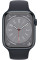 Смарт-часы Apple Watch Series 8 45 мм (алюминиевый корпус, полуночный/полуночный, спортивный силиконовый ремешок)