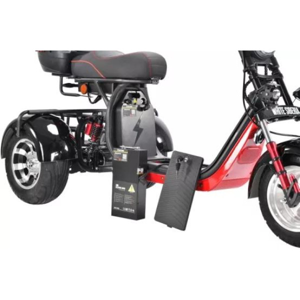 Электроскутер White Siberia CityCoco WS-Pro Trike 3000W 21Ah