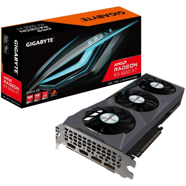 Видеокарта Gigabyte Radeon RX 6650 XT Eagle 8G GV-R665XTEAGLE-8GD