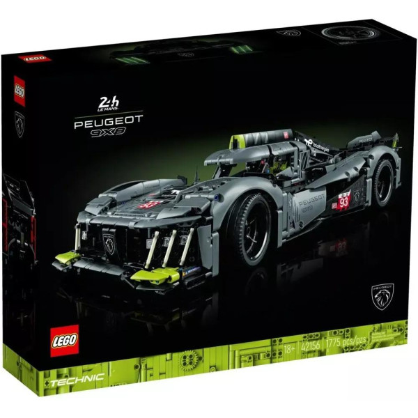 Конструктор Lego Technic PEUGEOT 9X8 24H Le Mans Hybrid Hypercar / 42156