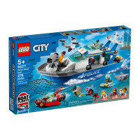 Конструктор Lego City 60277 Катер полицейского патруля