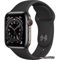 Смарт-часы Apple Watch Series 6 LTE 40mm Stainless Steel Graphite (M06X3)