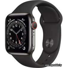 Смарт-часы Apple Watch Series 6 LTE 40mm Stainless Steel Graphite (M06X3)