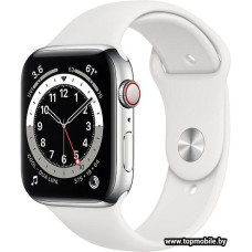 Смарт-часы Apple Watch Series 6 LTE 44mm Stainless Steel Silver (M09D3)