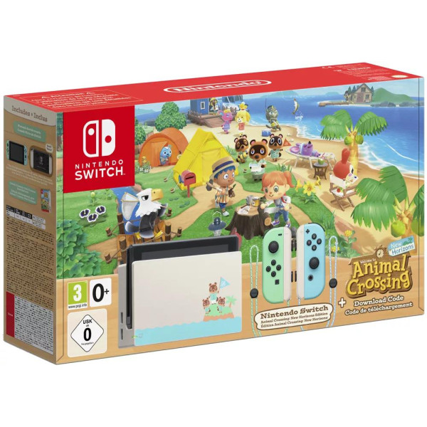 Игровая приставка Nintendo Switch 2019 (Animal Crossing: New Horizons Edition)