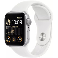 Apple Watch SE 2 LTE 40 мм (алюминиевый корпус, серебристый/белый, силиконовый ремешок) Apple Watch SE 2 LTE 40 мм (алюминиевый корпус, серебристый/белый, силиконовый ремешок)