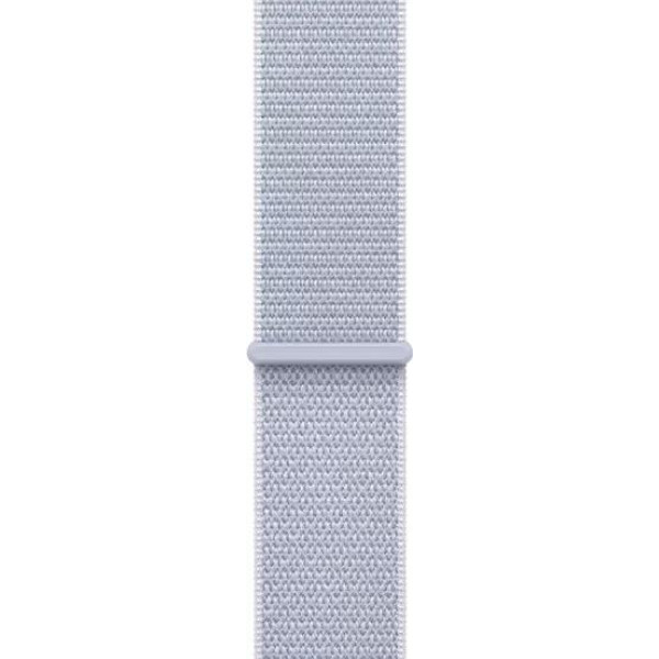 Apple Watch Series 10 46 мм (алюминиевый корпус, серебристый/голубой, нейлоновый ремешок) Apple Watch Series 10 46 мм (алюминиевый корпус, серебристый/голубой, нейлоновый ремешок)