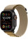 Умные часы Apple Watch Ultra 2 LTE 49 мм (титановый корпус, черный/бежевый, ремешок из полиэстера L)