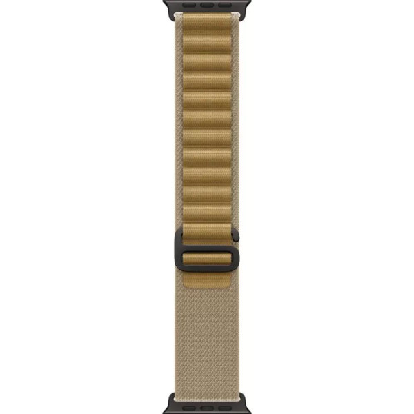 Умные часы Apple Watch Ultra 2 LTE 49 мм (титановый корпус, черный/бежевый, ремешок из полиэстера S)