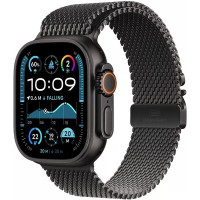 Умные часы Apple Watch Ultra 2 LTE 49 мм (титановый корпус, черный/черный, миланская петля M)