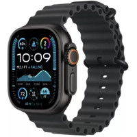 Умные часы Apple Watch Ultra 2 LTE 49 мм (титановый корпус, черный/черный, ремешок из эластомера)