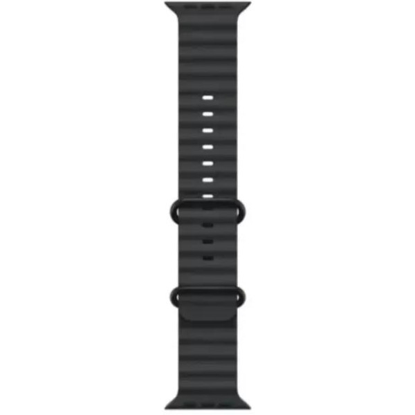 Умные часы Apple Watch Ultra 2 LTE 49 мм (титановый корпус, черный/черный, ремешок из эластомера)