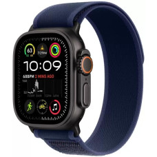 Умные часы Apple Watch Ultra 2 LTE 49 мм (титановый корпус, черный/синий, нейлоновый ремешок M/L)