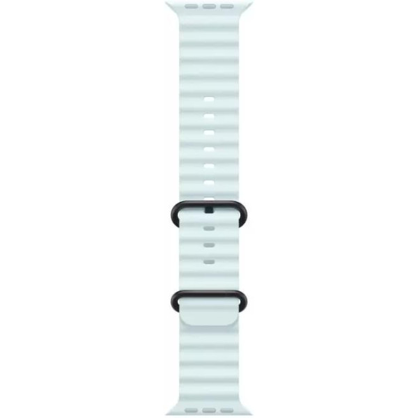Умные часы Apple Watch Ultra 2 LTE 49 мм (титановый корпус, черный/светло-голубой, ремешок из эластомера)