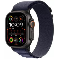 Умные часы Apple Watch Ultra 2 LTE 49 мм (титановый корпус, черный/темно-синий, ремешок из полиэстера M)
