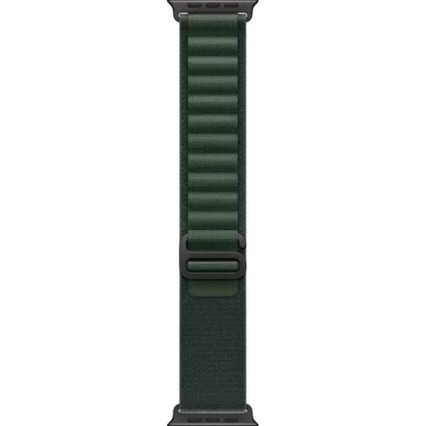 Умные часы Apple Watch Ultra 2 LTE 49 мм (титановый корпус, черный/темно-зеленый, ремешок из полиэстера M)