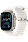 Умные часы Apple Watch Ultra 2 LTE 49 мм (титановый корпус, титановый/белый, ремешок из эластомера)