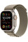Умные часы Apple Watch Ultra 2 LTE 49 мм (титановый корпус, титановый/оливковый, текстильный ремешок размера S)