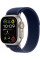 Умные часы Apple Watch Ultra 2 LTE 49 мм (титановый корпус, титановый/синий, нейлоновый ремешок S/M)