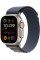 Умные часы Apple Watch Ultra 2 LTE 49 мм (титановый корпус, титановый/синий, текстильный ремешок размера S)